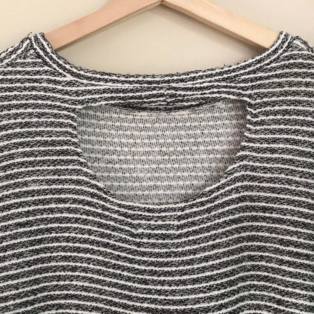 Anthro Deletta striped oversize woven top - Picture 5 of 7